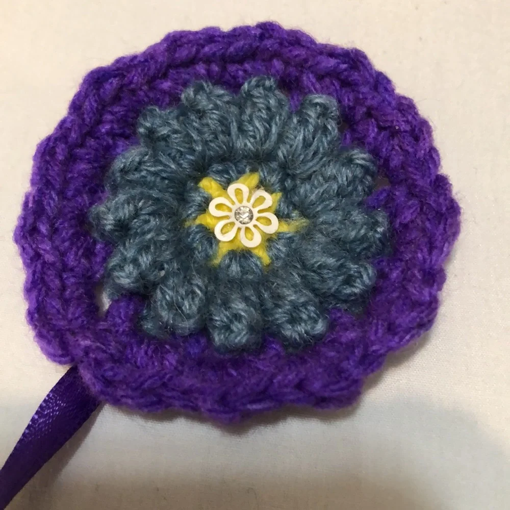 flower bookmark Handmade crochet